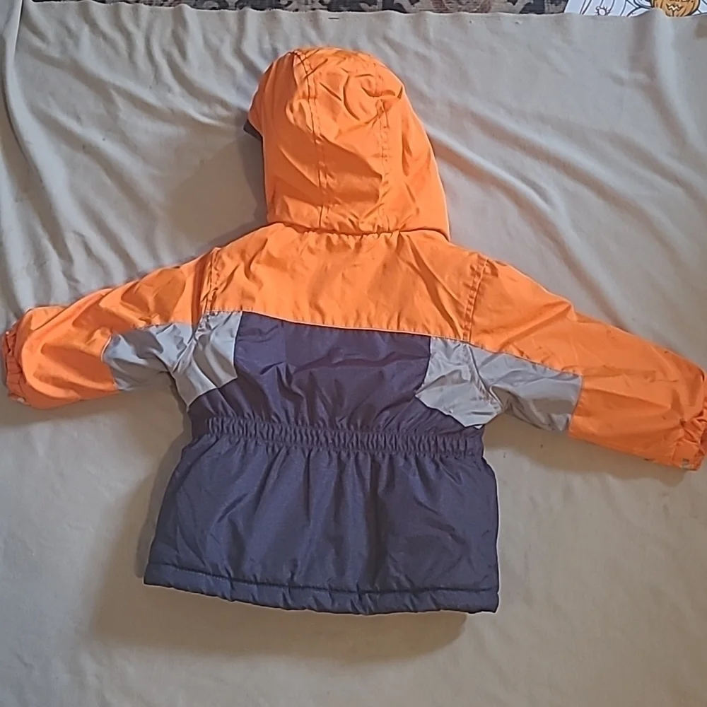 Oshkosh B'gosh 24M orange, blue,  gray winter coat
